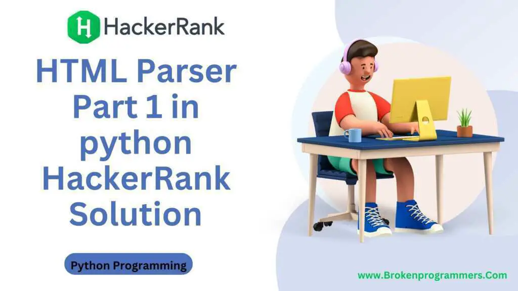 HTML Parser Part 1 in python HackerRank Solution