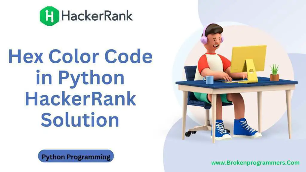 Hex Color Code in Python HackerRank Solution