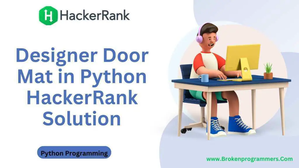 Designer Door Mat in Python HackerRank Solution