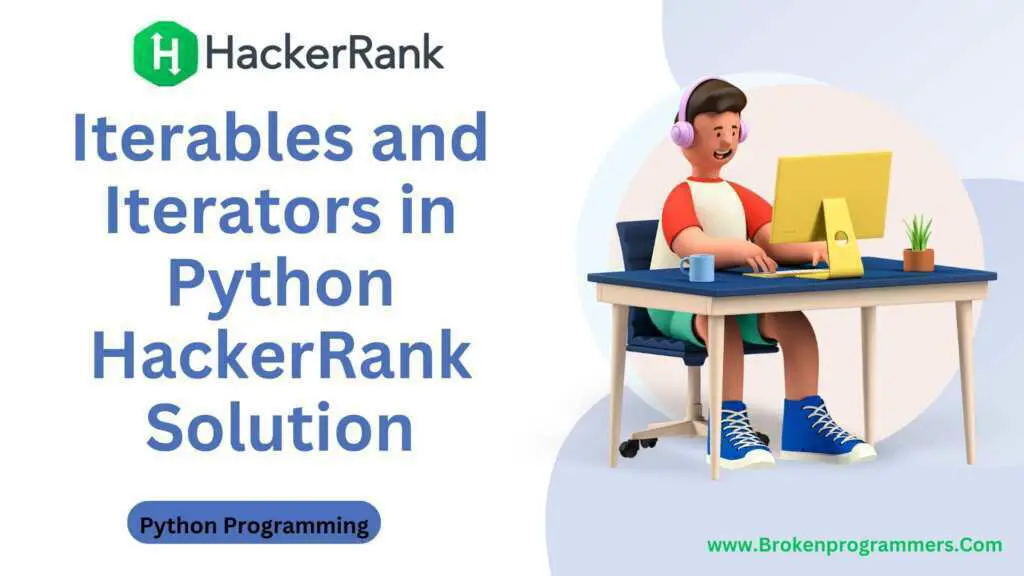 Iterables and Iterators in Python HackerRank Solution