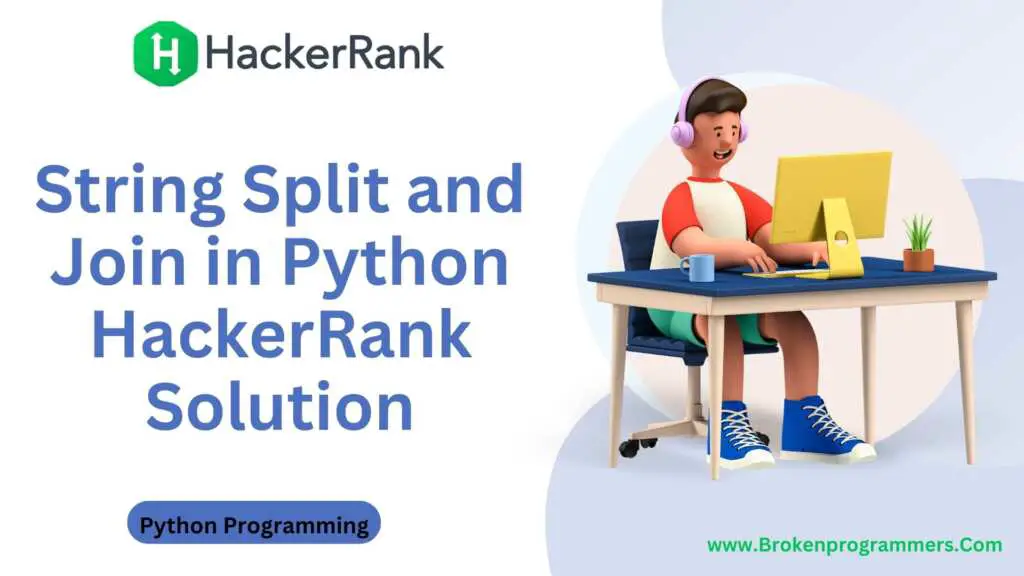 String Split and Join in Python HackerRank Solution